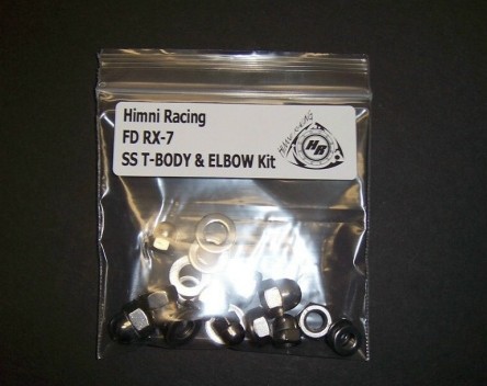 Himni SS Throttle Body & Elbow Nut & Bolt Kit, 93-99 Mazda RX-7 - Click Image to Close
